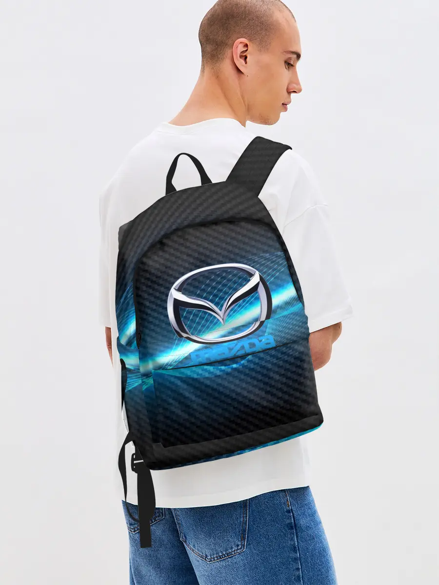 Рюкзак джинсовый / mazda machine motor XXI