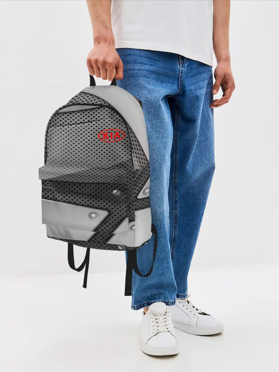 Рюкзак джинсовый / KIA metalic motors