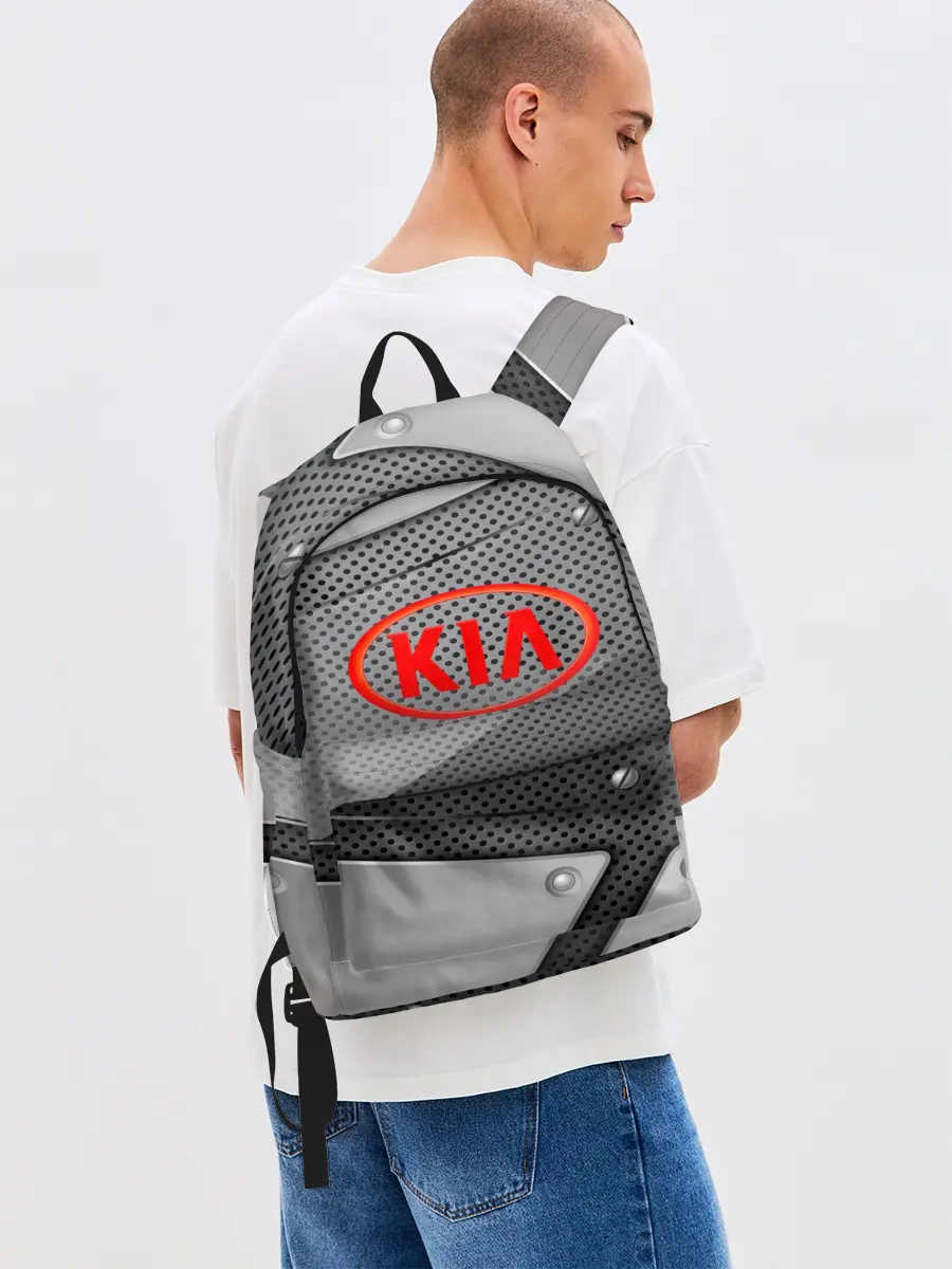 Рюкзак джинсовый / KIA metalic 2018