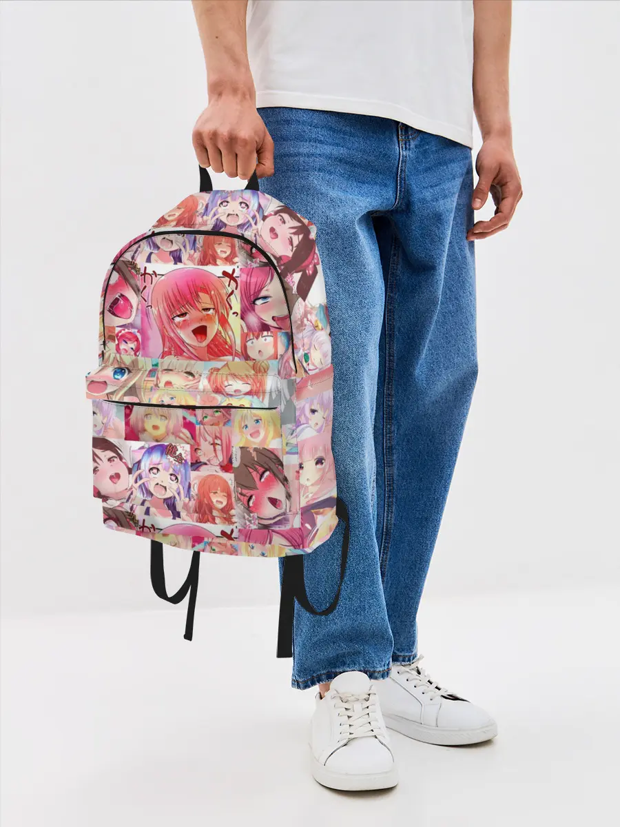 Рюкзак джинсовый / Ahegao Color