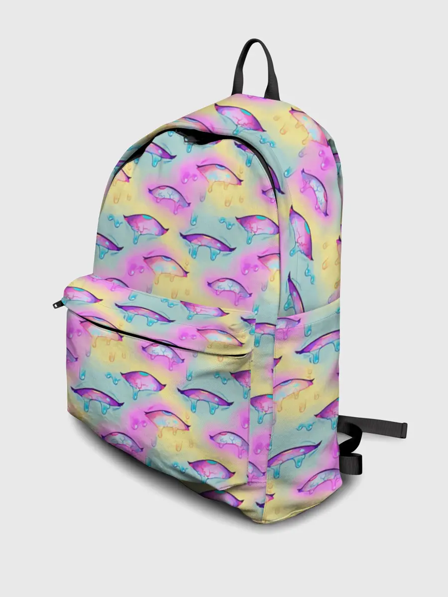 Рюкзак джинсовый / Влажные глазки | Ahegao Eyes