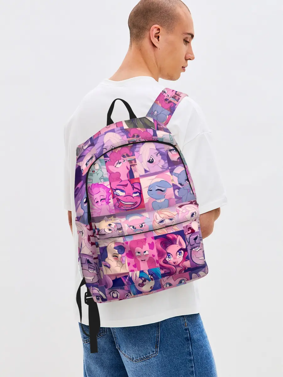 Рюкзак джинсовый / My Little Pony Ahegao