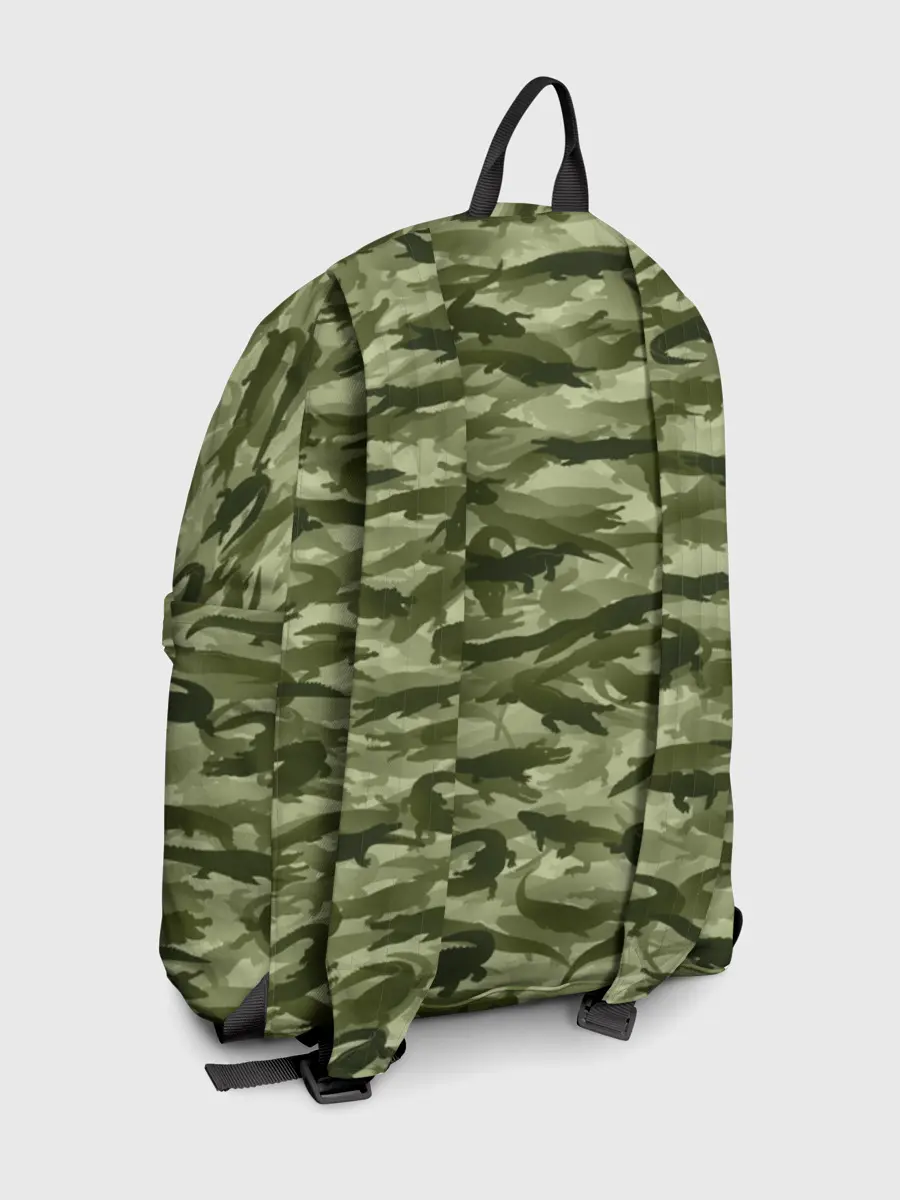 Рюкзак джинсовый / Камуфляж с крокодилами