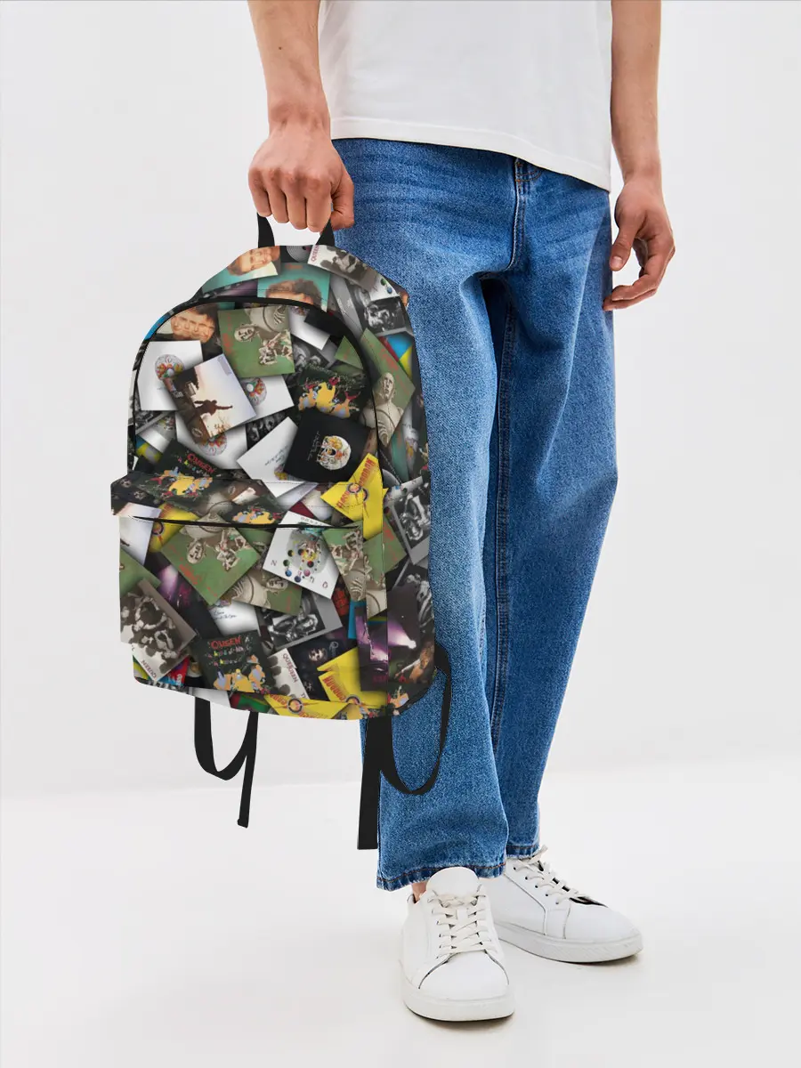 Рюкзак джинсовый / Queen. Дискография