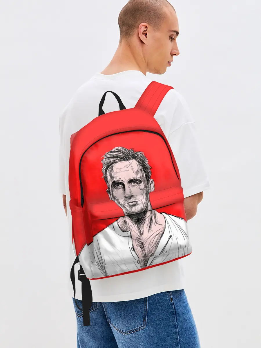 Рюкзак джинсовый / Райан Гослинг_3