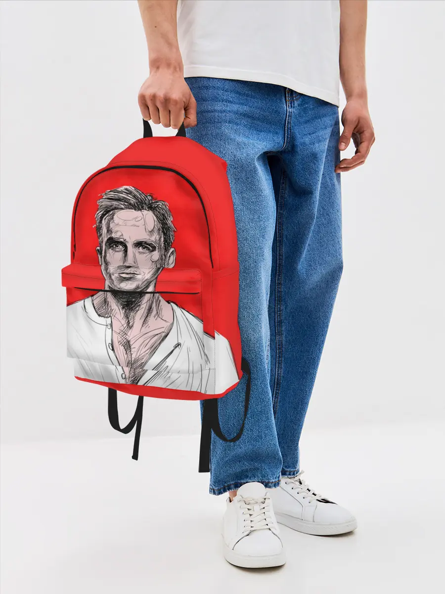 Рюкзак джинсовый / Райан Гослинг_3