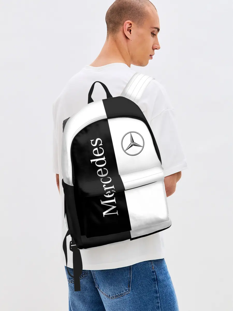 Рюкзак джинсовый / Mercedes