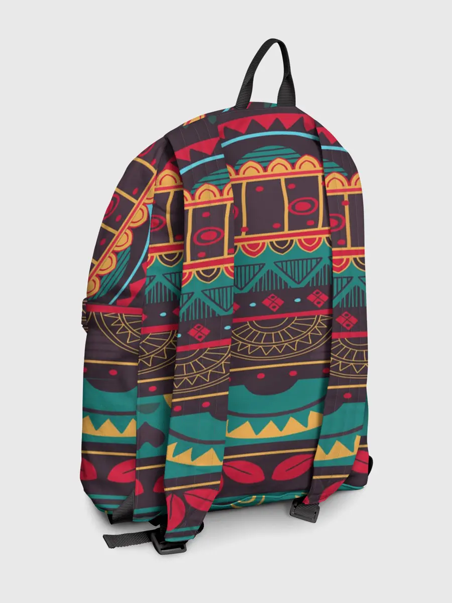 Рюкзак джинсовый / Мексиканский орнамент