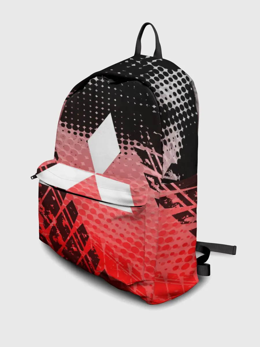 Рюкзак джинсовый / Mitsubishi sport auto motors