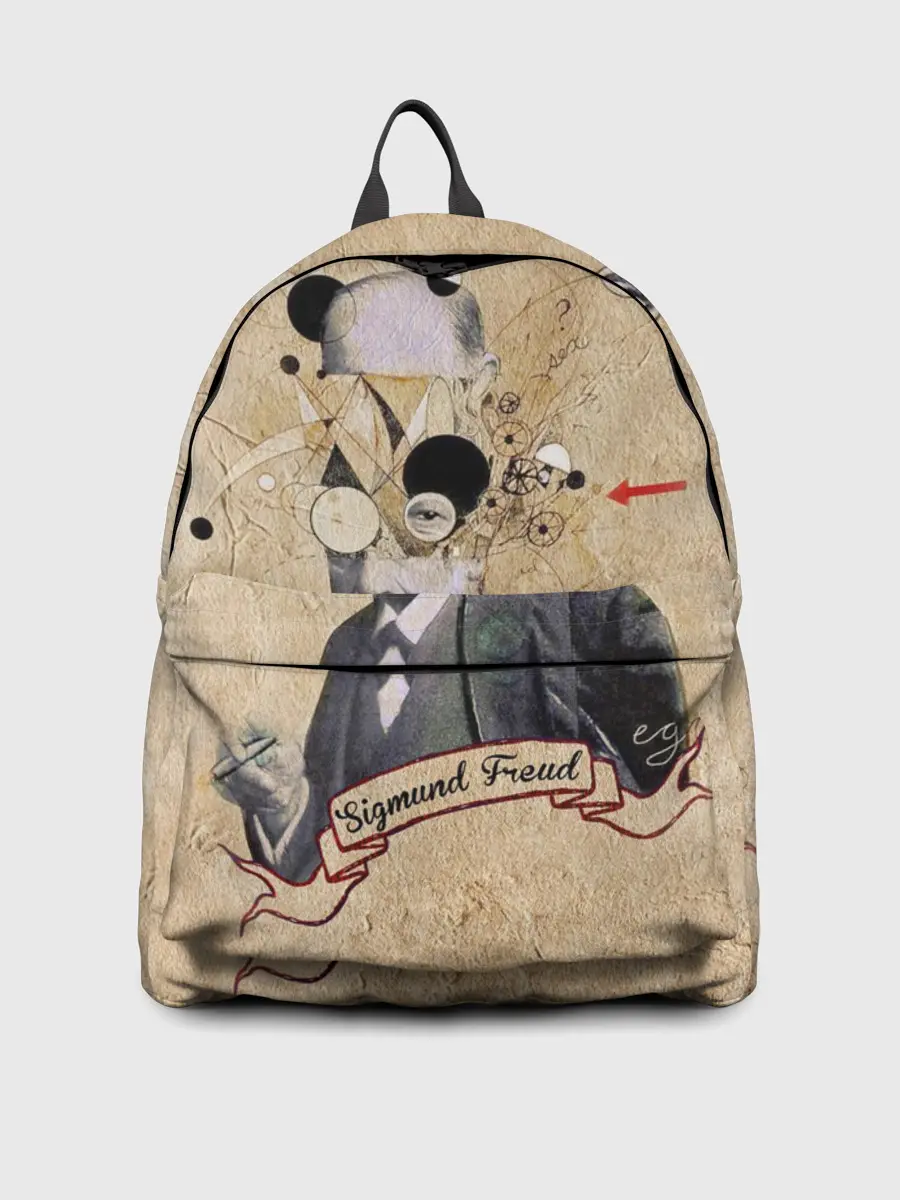 Рюкзак джинсовый / Зигмунд Фрейд