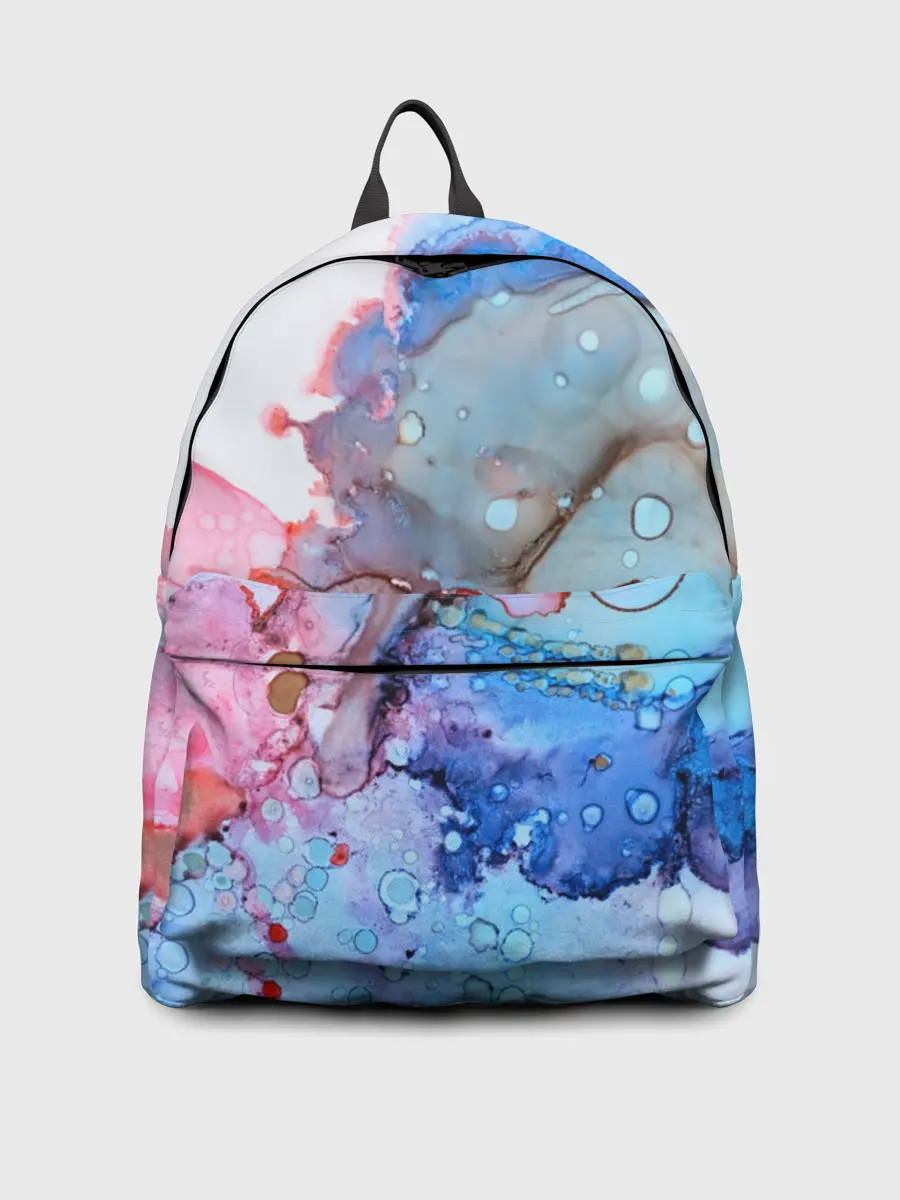 Рюкзак джинсовый / Акварельные разводы