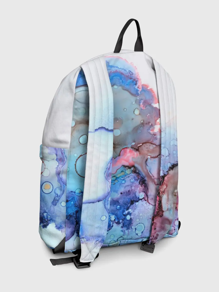 Рюкзак джинсовый / Акварельные разводы