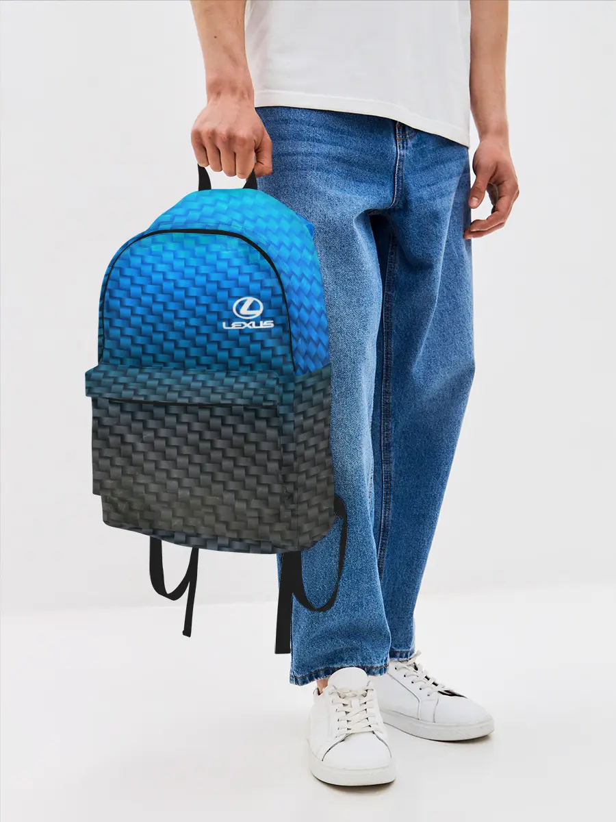 Рюкзак джинсовый / LEXUS COLLECTION CARBON