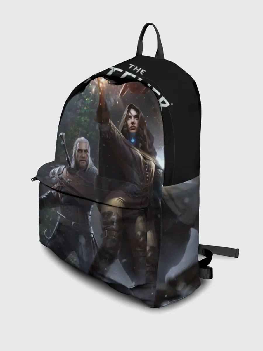 Рюкзак джинсовый / Геральт и Йен