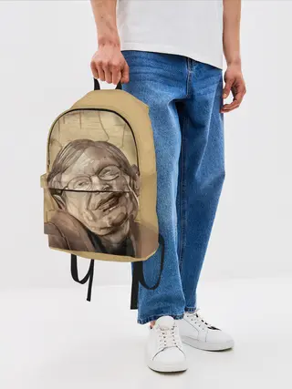 Рюкзак джинсовый / Ученый