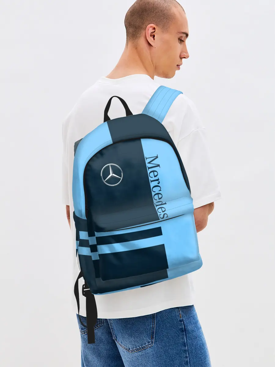 Рюкзак джинсовый / Mercedes