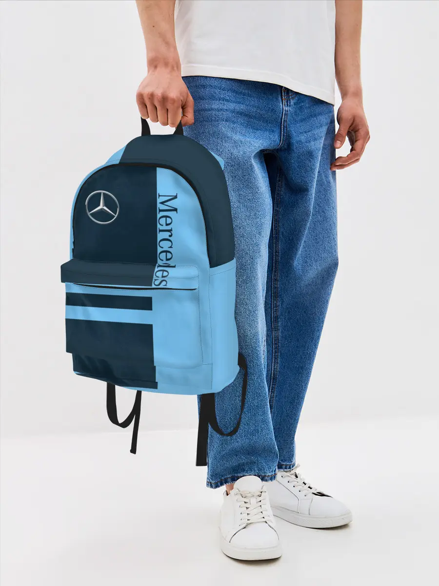 Рюкзак джинсовый / Mercedes