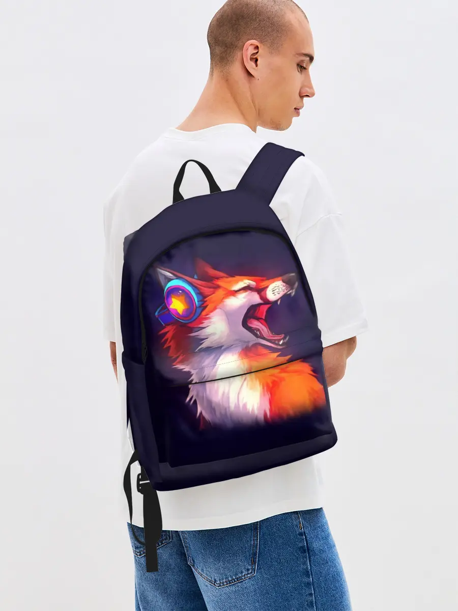 Рюкзак джинсовый / Лиса