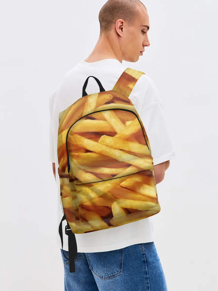 Рюкзак джинсовый / Картошка фри