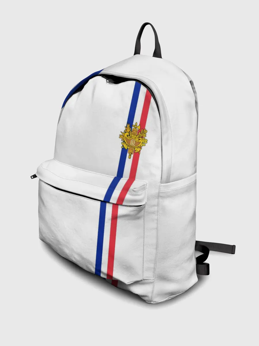 Рюкзак джинсовый / Франция, лента с гербом