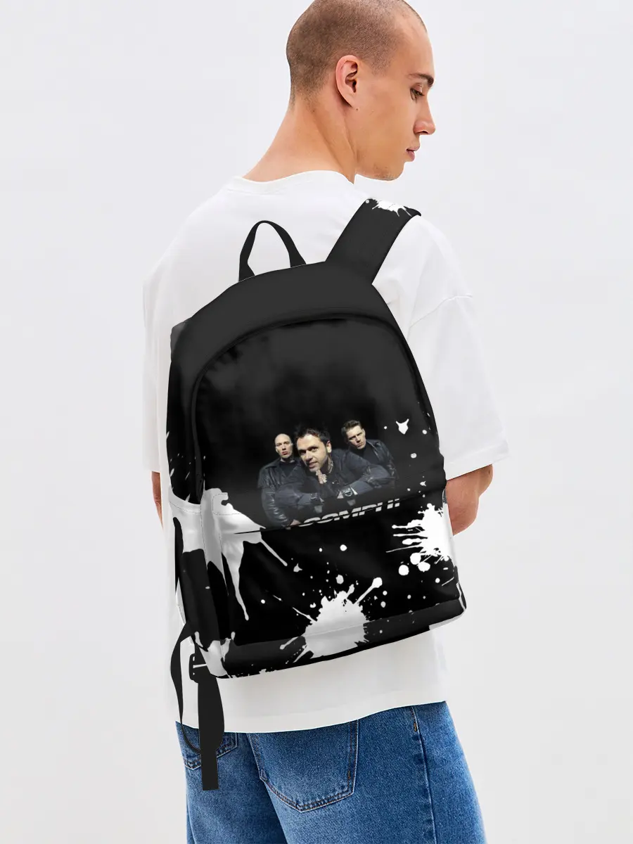 Рюкзак джинсовый / Группа OOMPH!