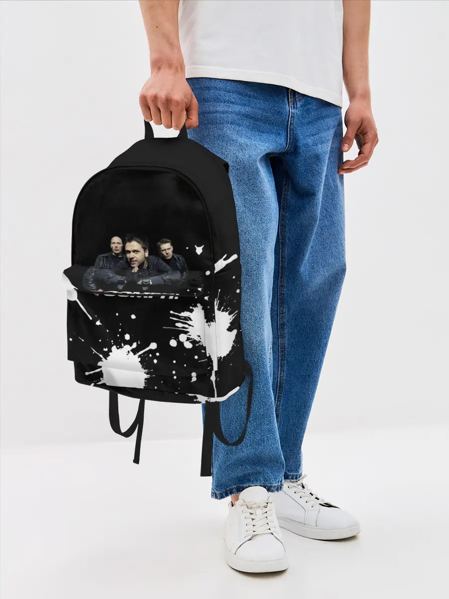 Рюкзак джинсовый / Группа OOMPH!