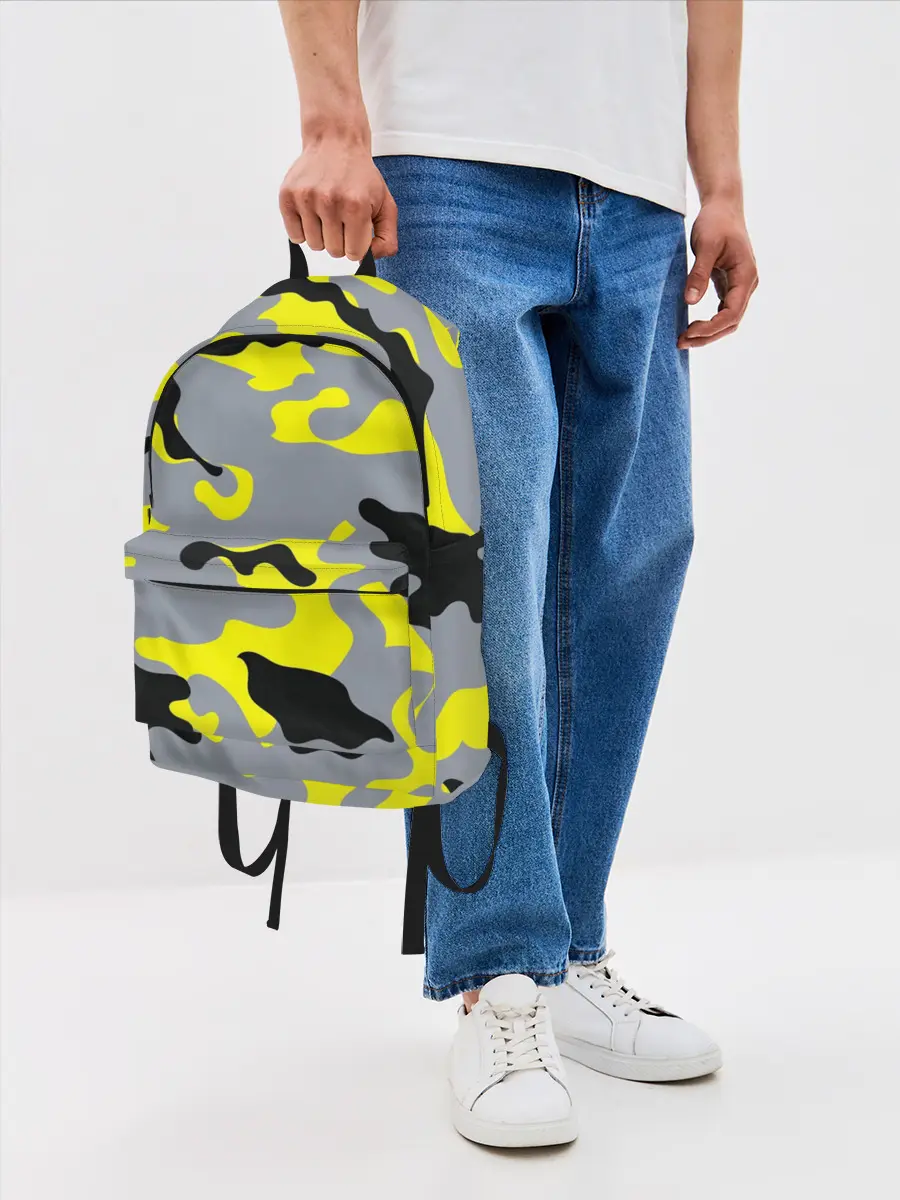 Рюкзак джинсовый / Yellow camouflage