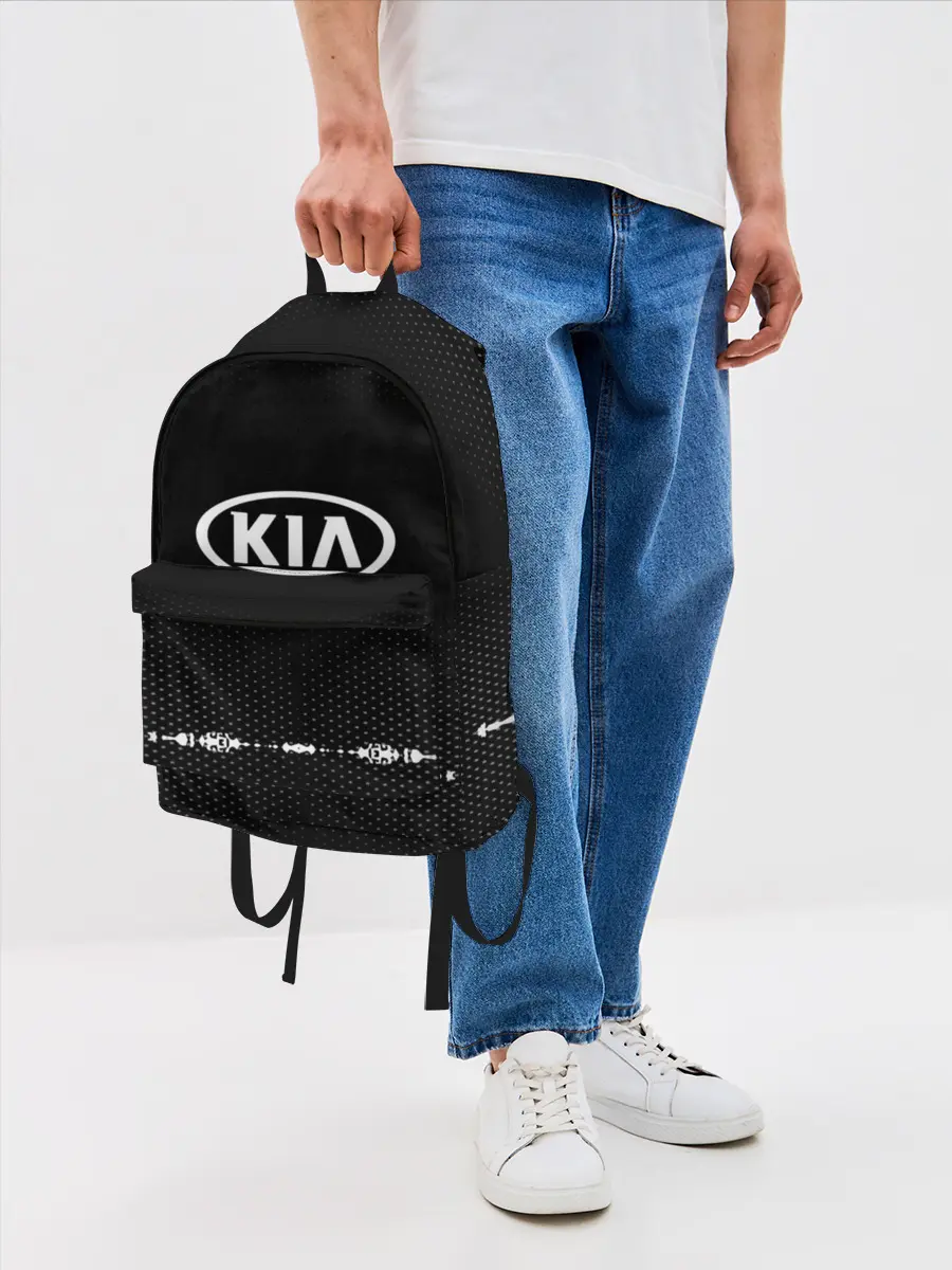 Рюкзак джинсовый / KIA sport auto abstract