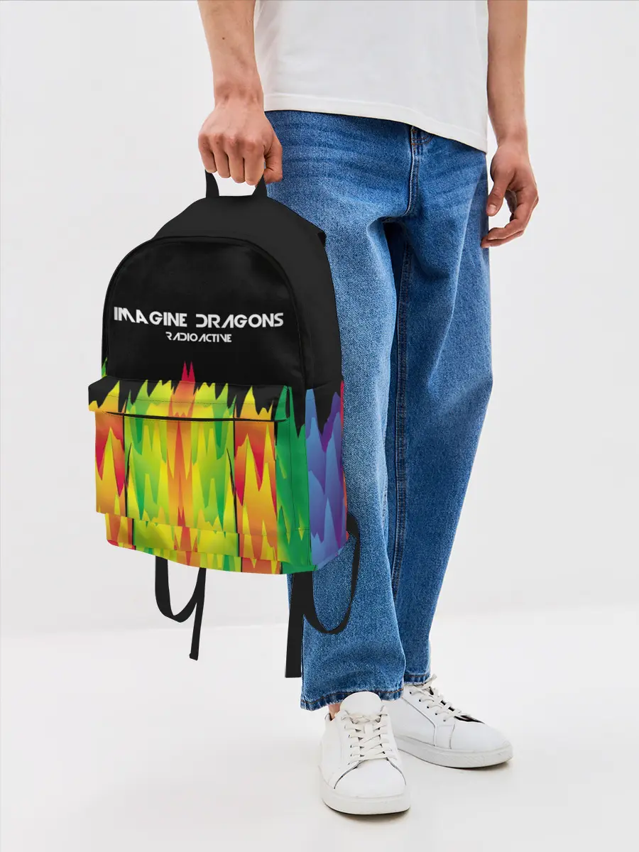 Рюкзак джинсовый / IMAGINE DRAGONS
