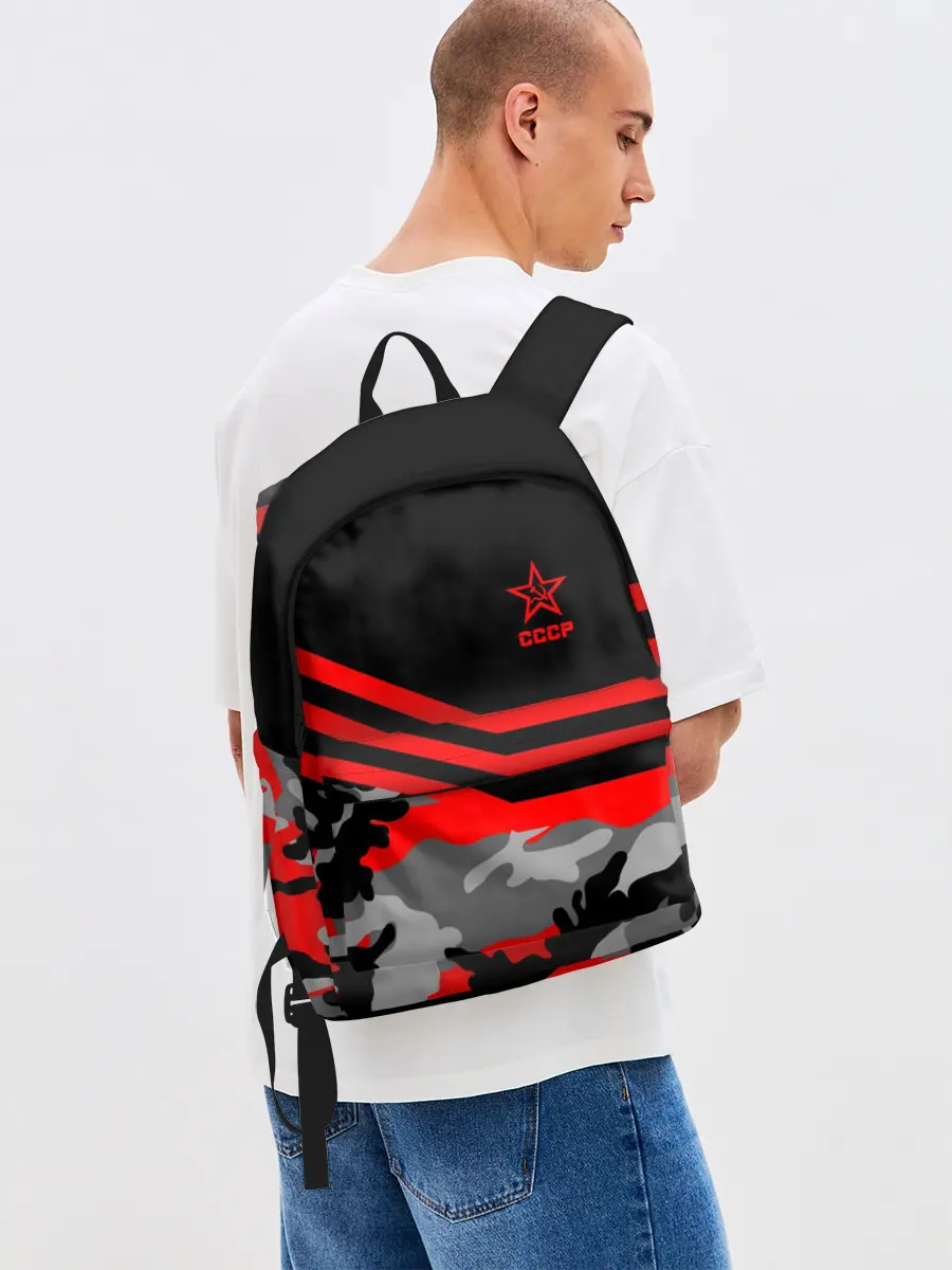 Рюкзак джинсовый / Камуфляж СССР