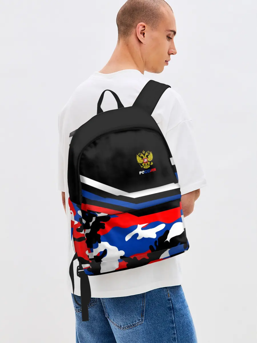 Рюкзак джинсовый / Камуфляж Россия