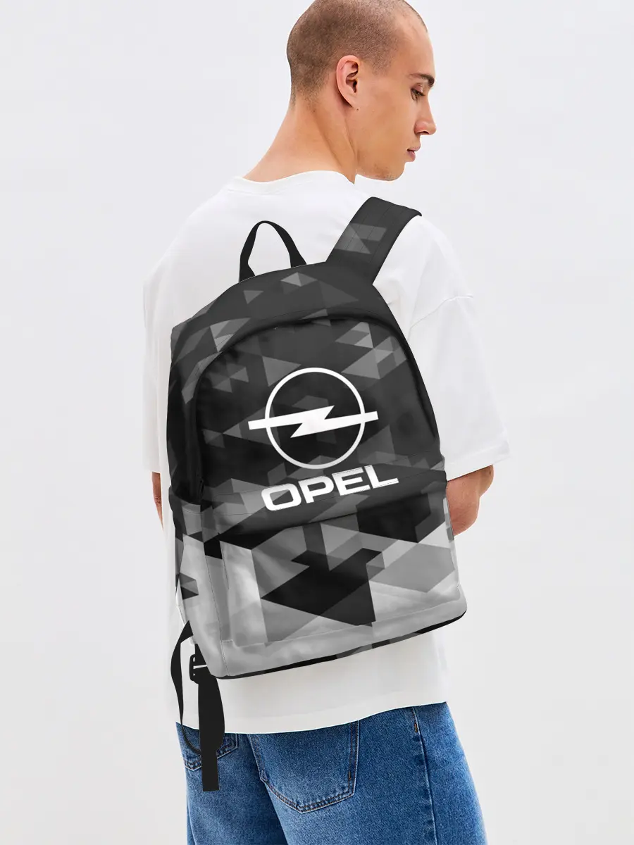 Рюкзак джинсовый / Opel sport geometry