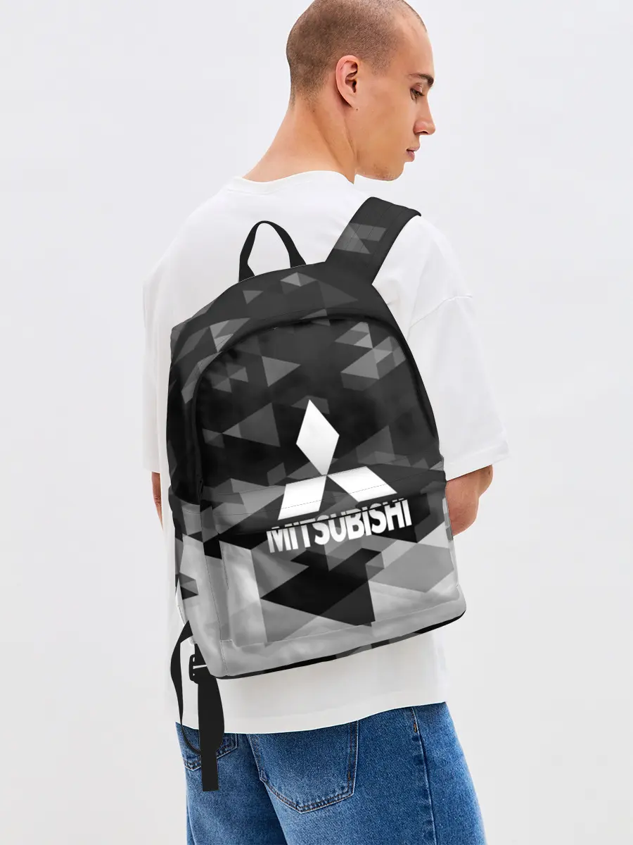 Рюкзак джинсовый / Mitsubishi sport geometry