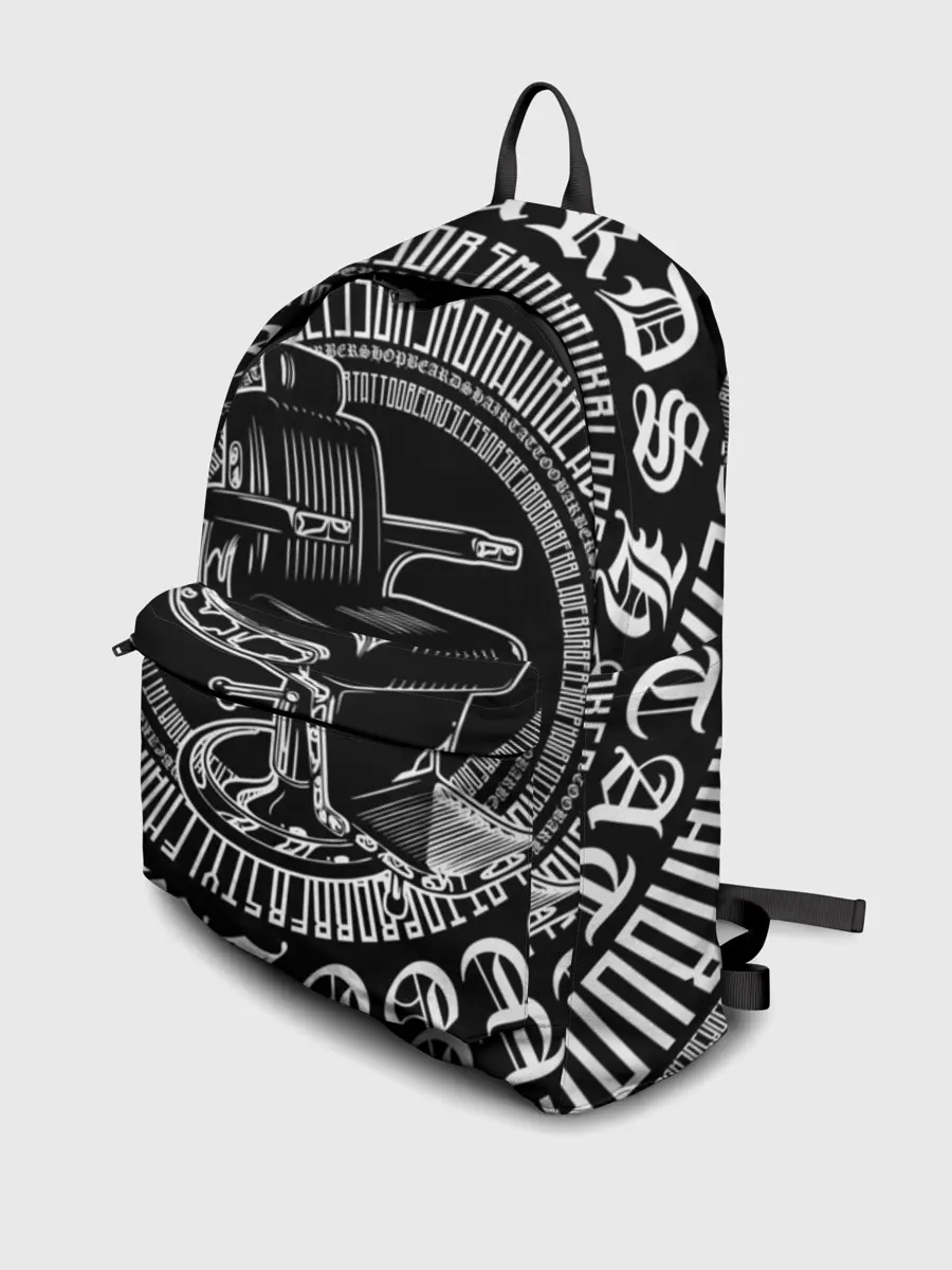 Рюкзак джинсовый / Барбер Каллиграфия