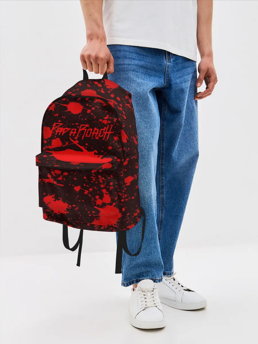 Рюкзак джинсовый / Papa Roach