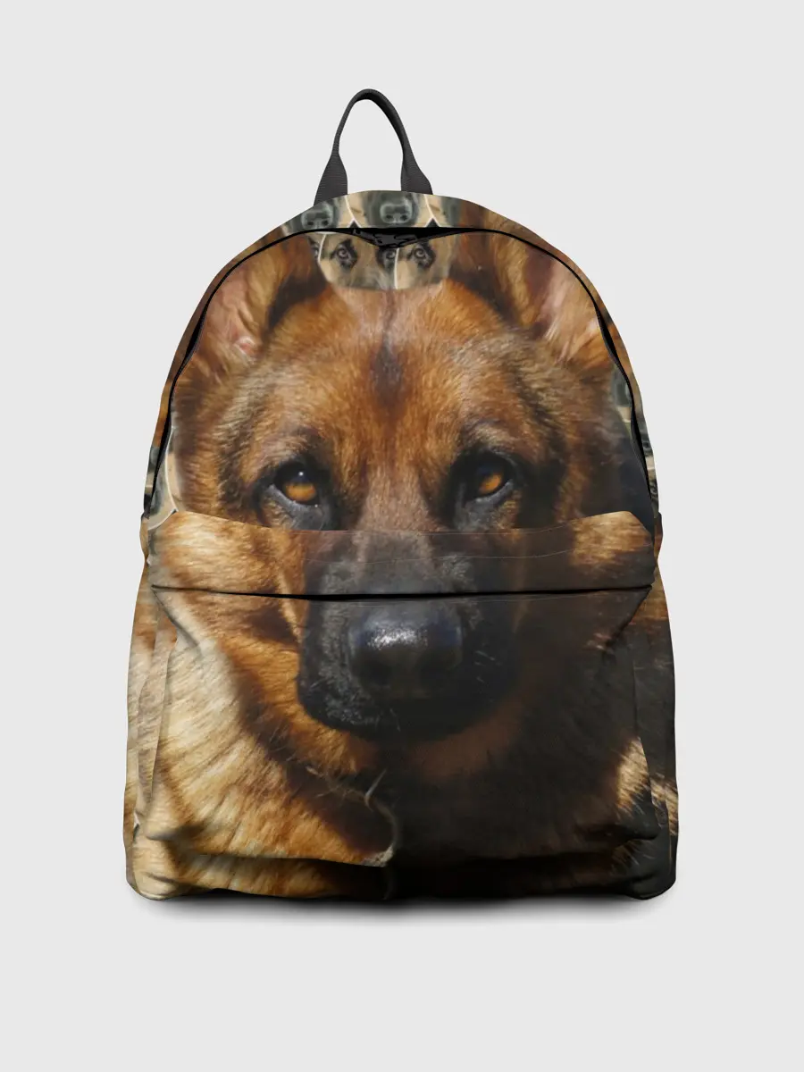 Рюкзак джинсовый / Овчарка