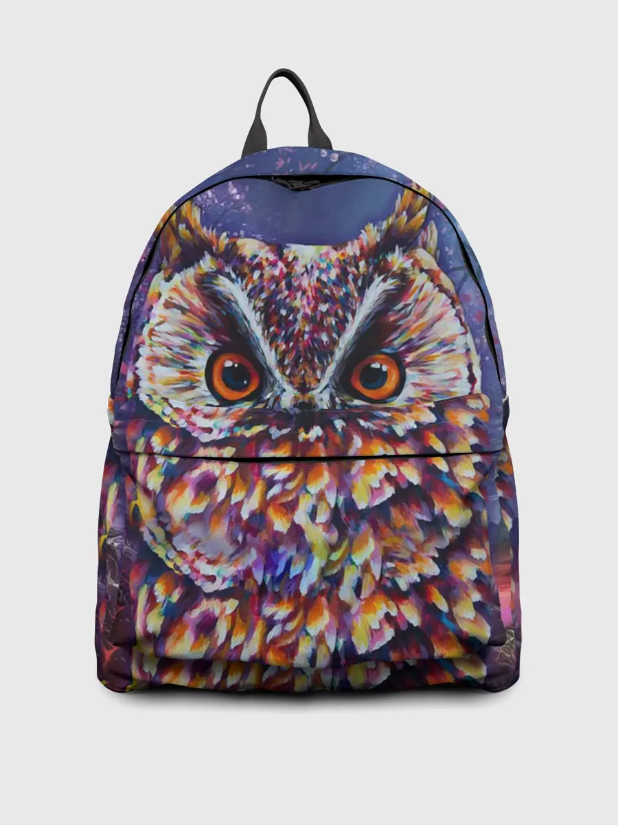 Рюкзак джинсовый / Сова