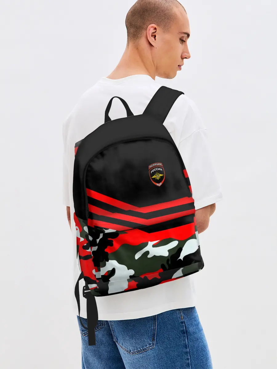 Рюкзак джинсовый / Камуфляж Полиция