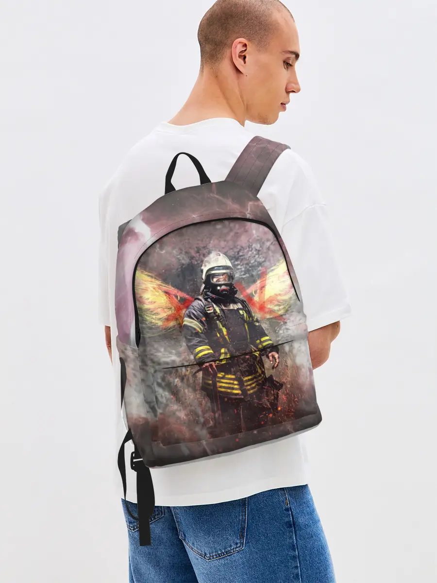 Рюкзак джинсовый / Пожарный