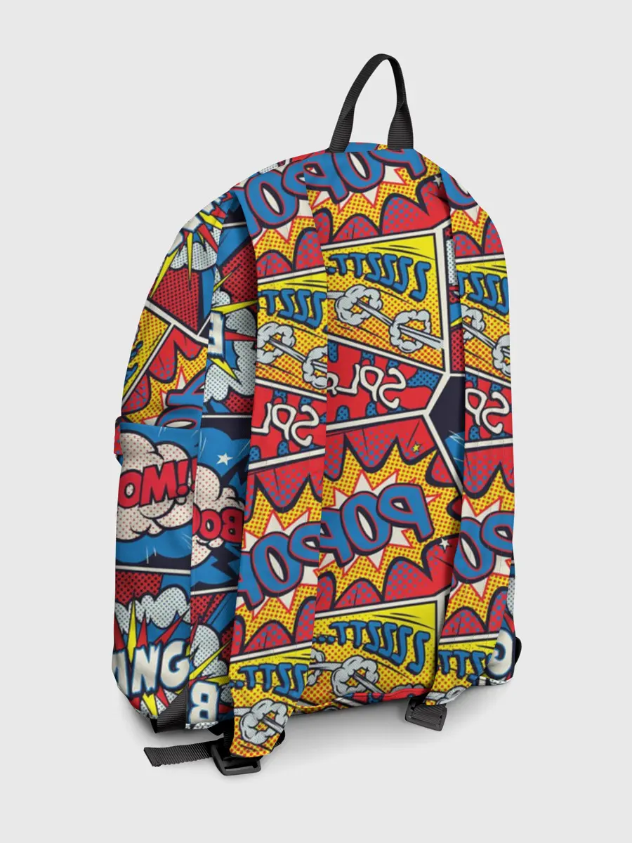 Рюкзак джинсовый / Pop art pattern