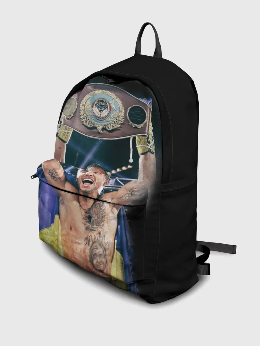 Рюкзак джинсовый / Василий Ломаченко