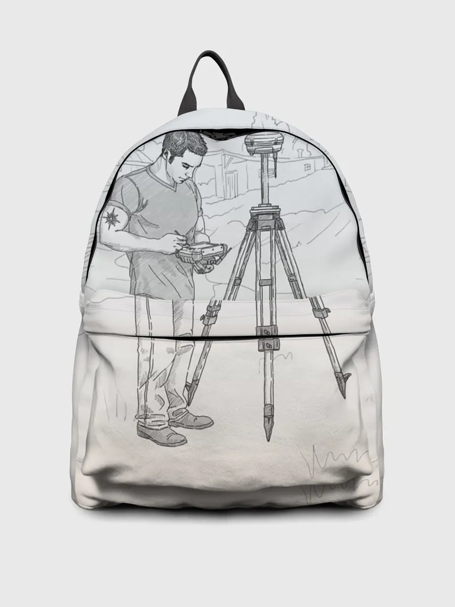 Рюкзак джинсовый / Парень с контроллером