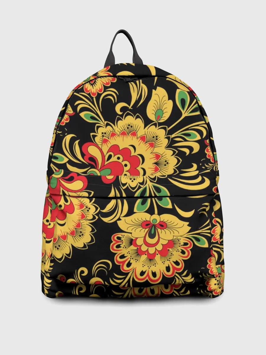 Рюкзак джинсовый / Хохлома