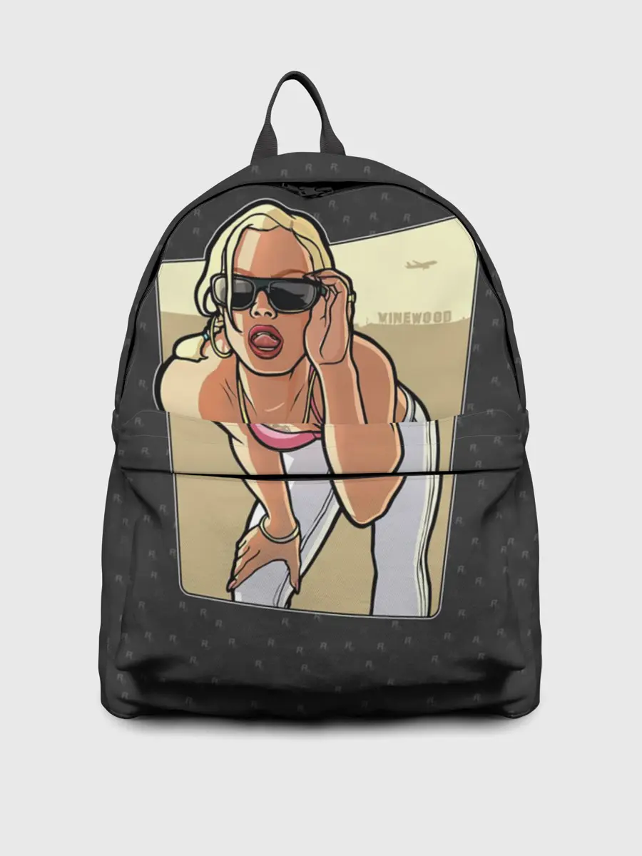 Рюкзак джинсовый / GTA SA - Девушка в очках