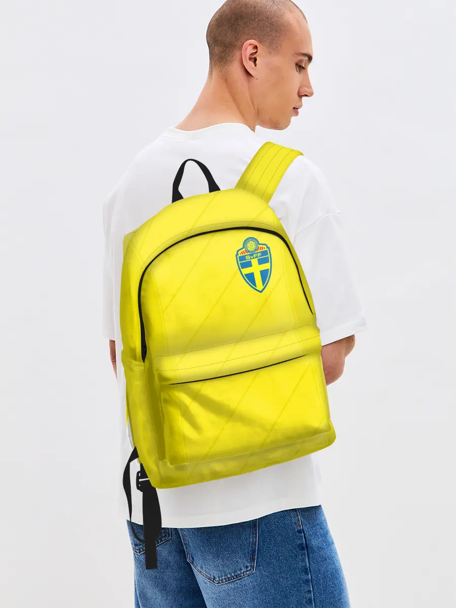 Рюкзак джинсовый / Швеция домашняя форма ЧМ 2018