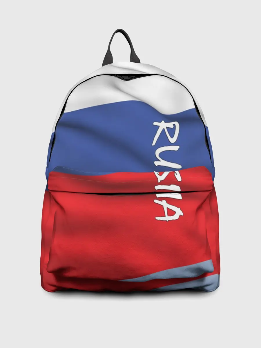 Рюкзак джинсовый / ФЛАГ РОССИИ.