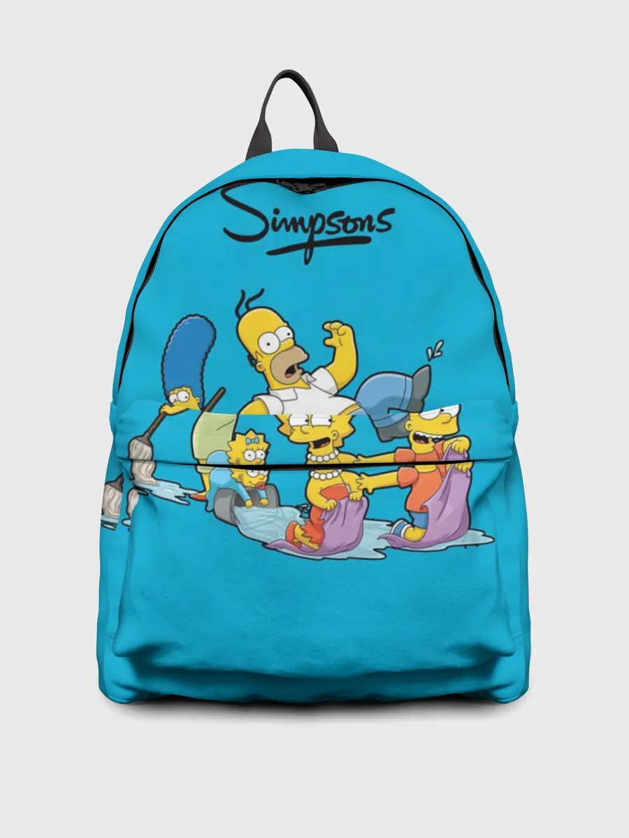 Рюкзак джинсовый / Симпсоны