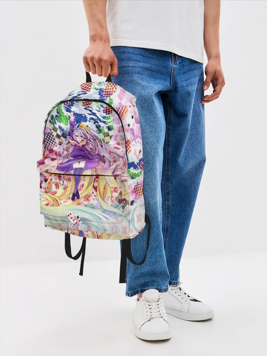 Рюкзак джинсовый / No Game No Life_9