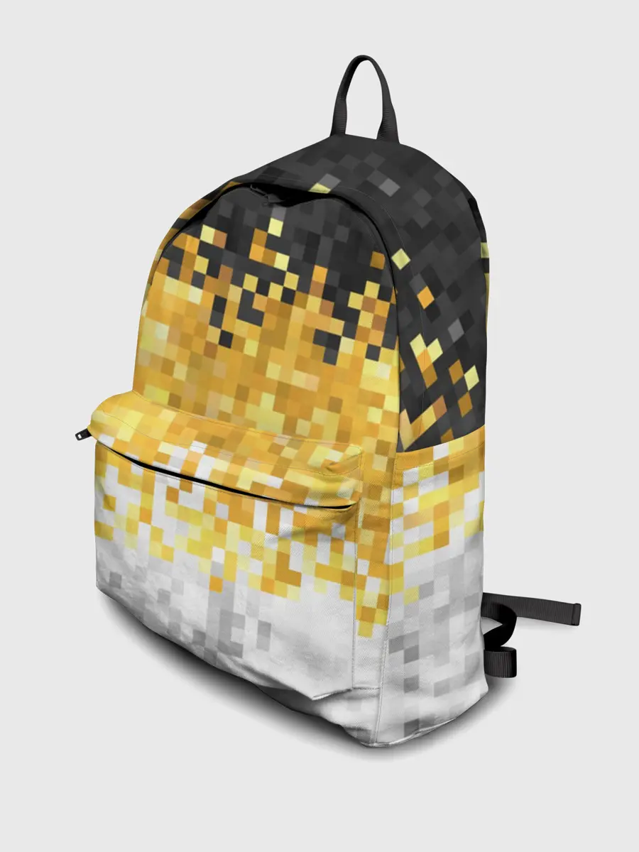 Рюкзак джинсовый / 1858 Имперский флаг пикселами