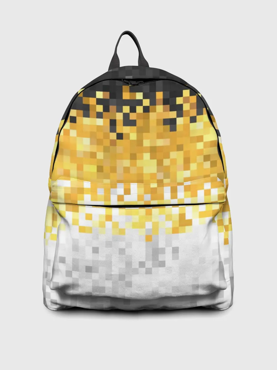 Рюкзак джинсовый / 1858 Имперский флаг пикселами